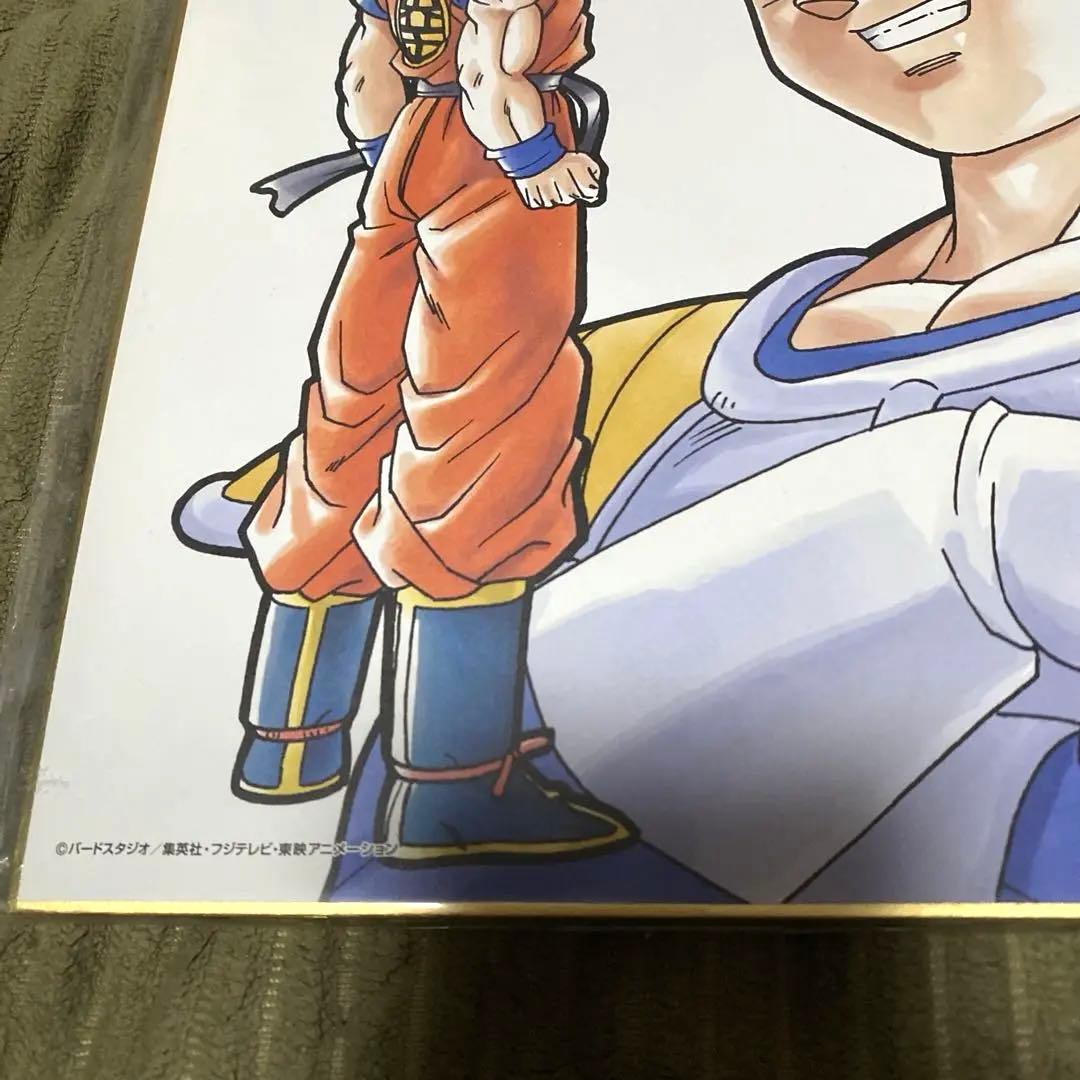 ☆新品未使用　ドラゴンボールZ書き下ろし30周年色紙　孫悟空 ベジータ 鳥山明