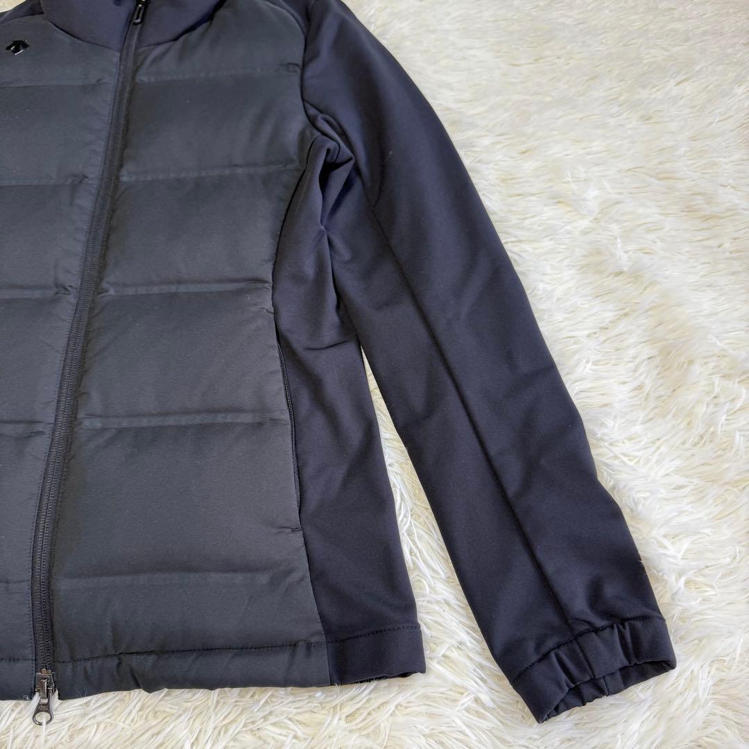 【デサントゴルフ】美品 ダウンジャケット ブラック Sサイズ レディース