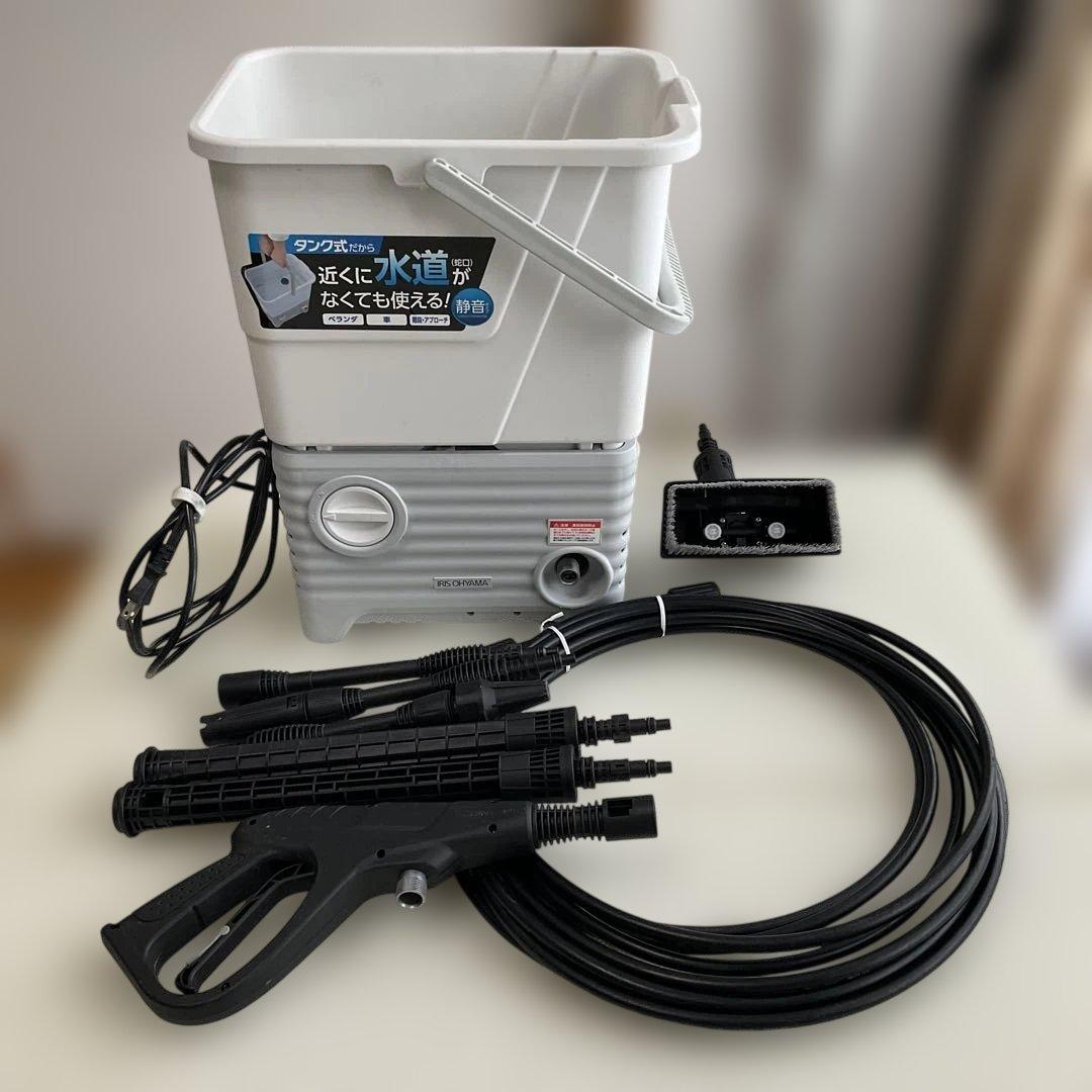 【送料込】アイリスオーヤマ タンク式 高圧洗浄機SBT-512Ｎ収納ケース付き