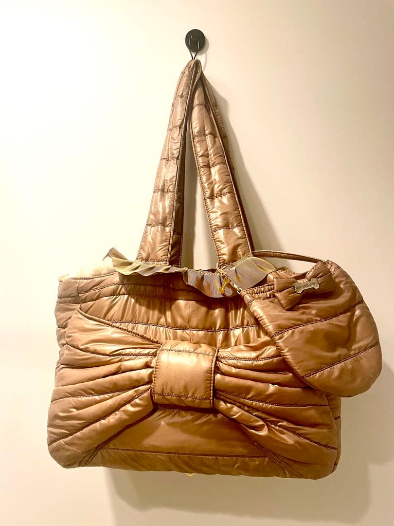 希少 ForPetsOnly キャリーバッグ イタリア直 シャンパンブラウン