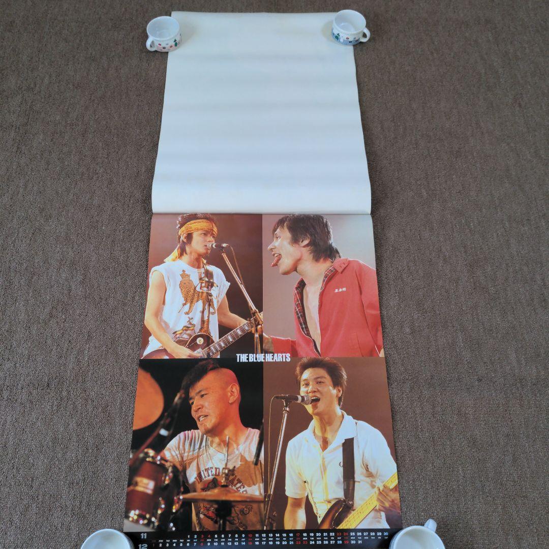 ⬛レア⚫THE BLUE HEARTS ブルーハーツ1991カレンダー　ポスター