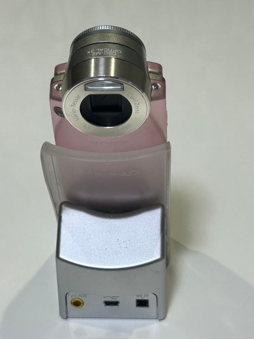 Sony cyber shot ビデオカメラ本体 ピンク 充電ケーブル付き