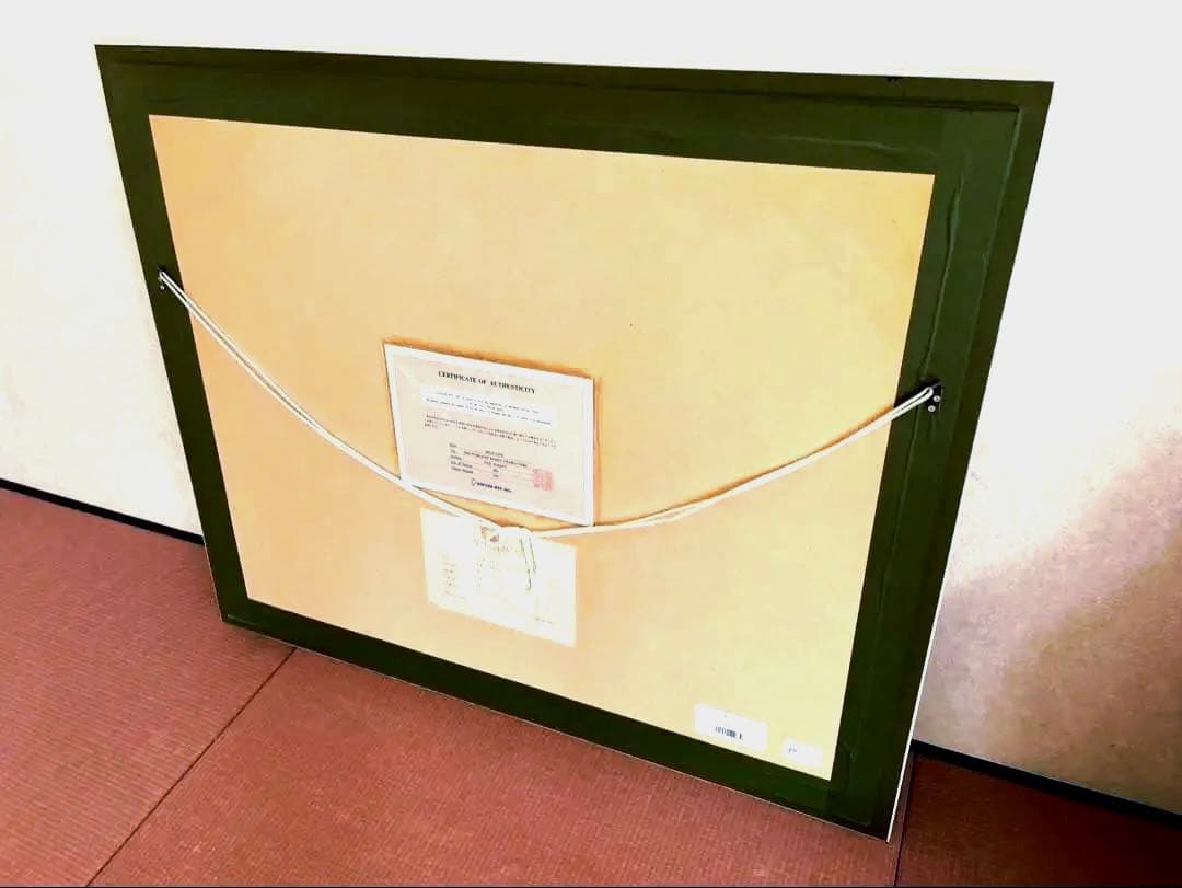 ディズニーの版画（額付き）