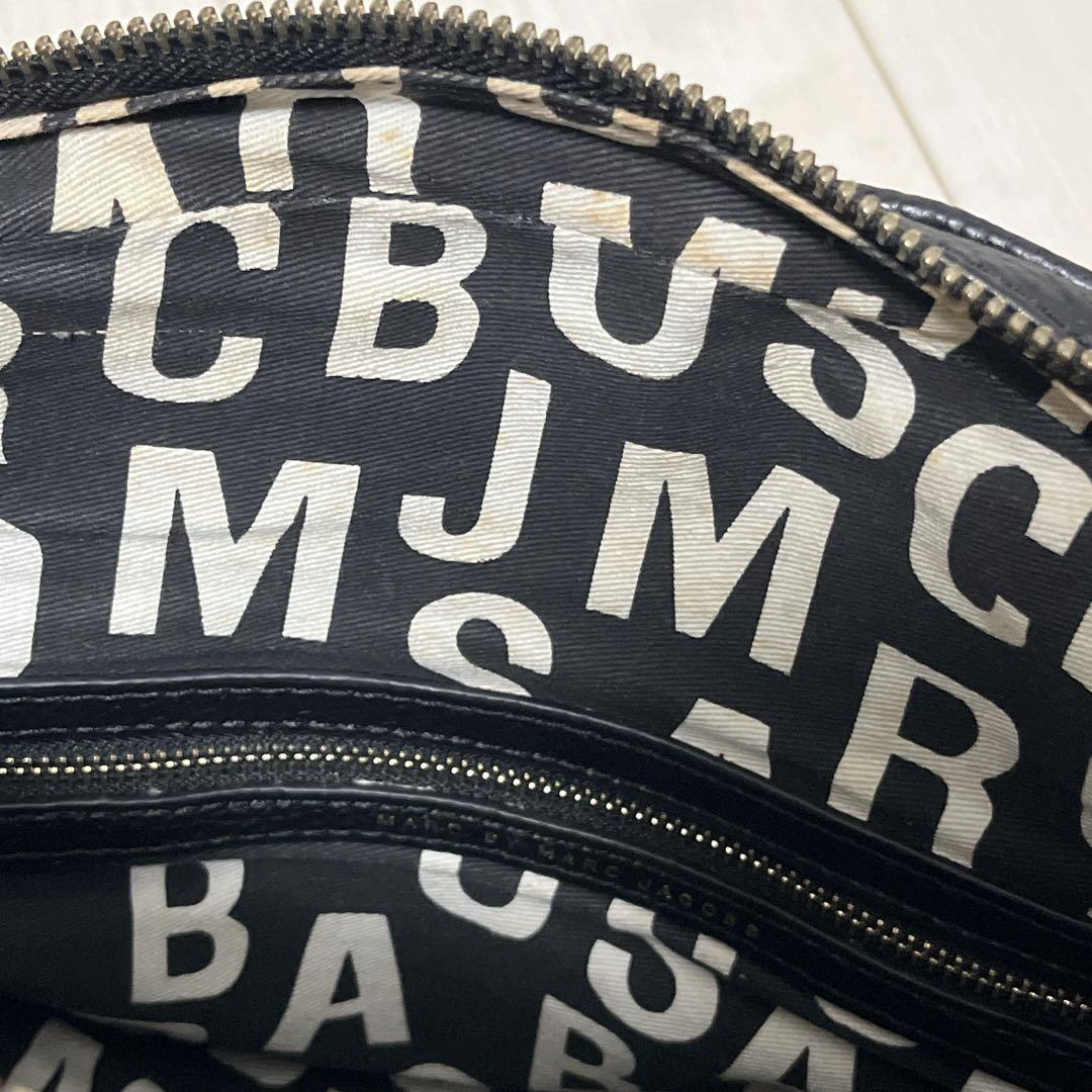 最終値下げ外装美品　MARC BY MARC JACOBS ブラックy2kシボ革