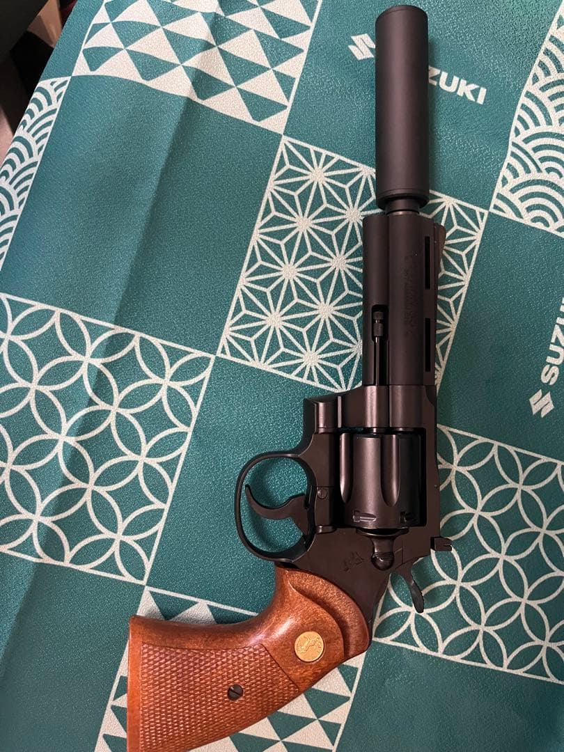 COLT PYTHON RYO SAEBA Model ガスガン　木製グリップ付