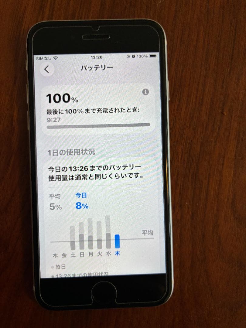 Apple iPhone SE2 128GB ホワイト バッテリ−100％