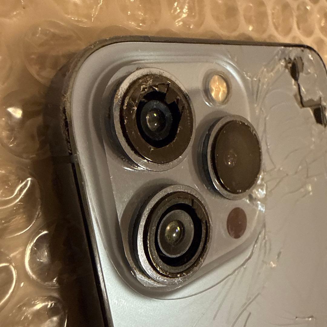 【背面割れ】【カメラ破損】iPhone 13promax 128GB