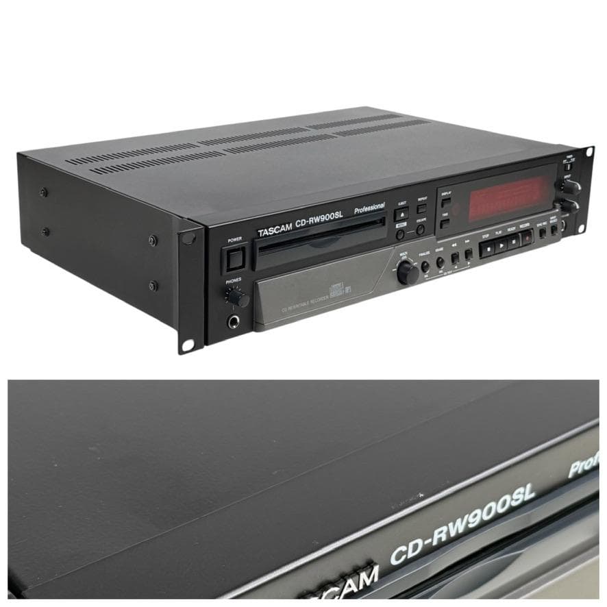 ◆CD再生履歴0時間◆TASCAM CDレコーダー業務用 CD-RW900SL