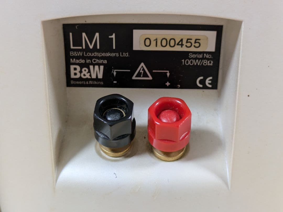 B＆W　小型ブックシェルフ《LM1》まだまだ使えます！