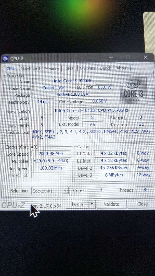MSI B560M PRO-E マザボ　Core i3-10105F　セット
