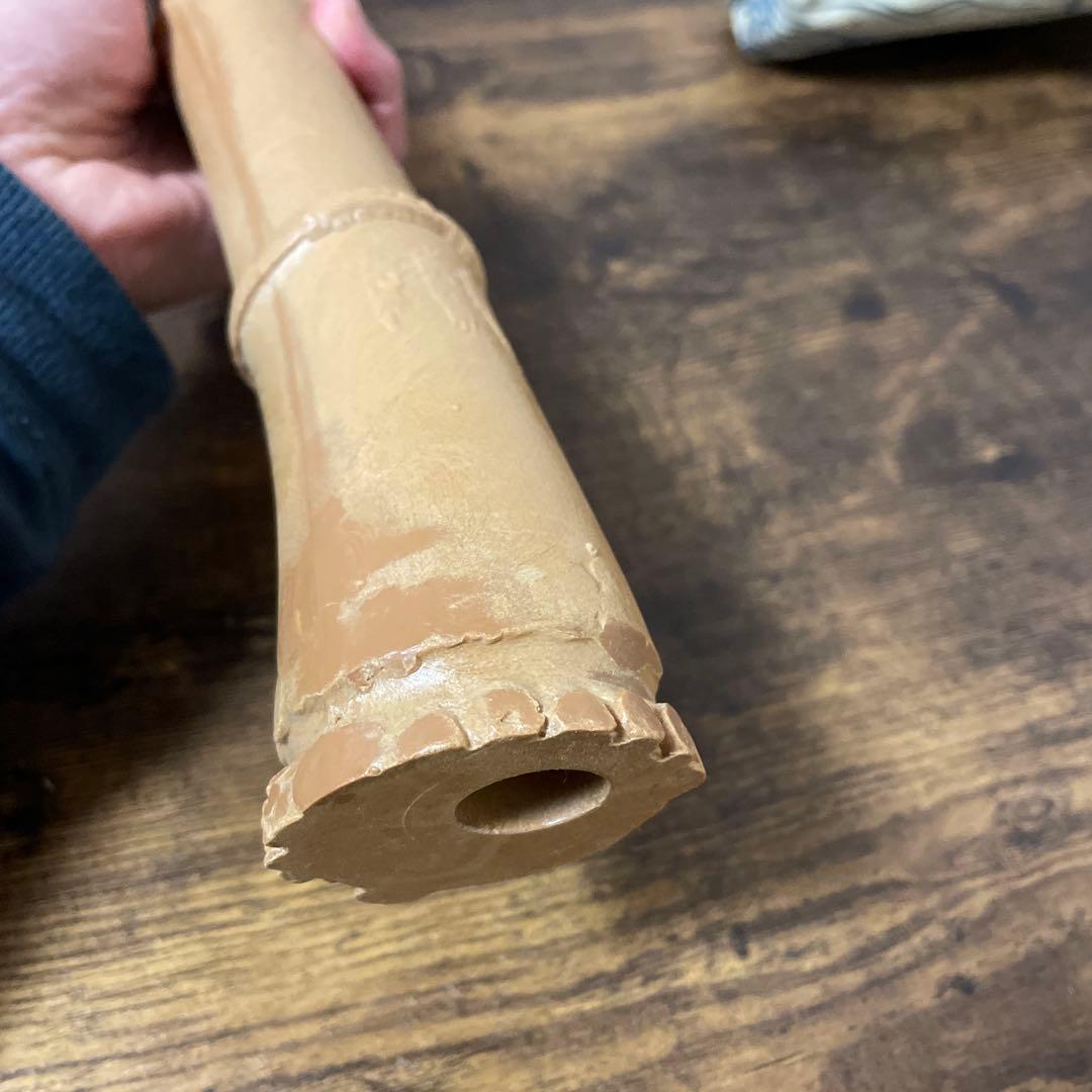 尺八本体 樹脂製 収納袋付き