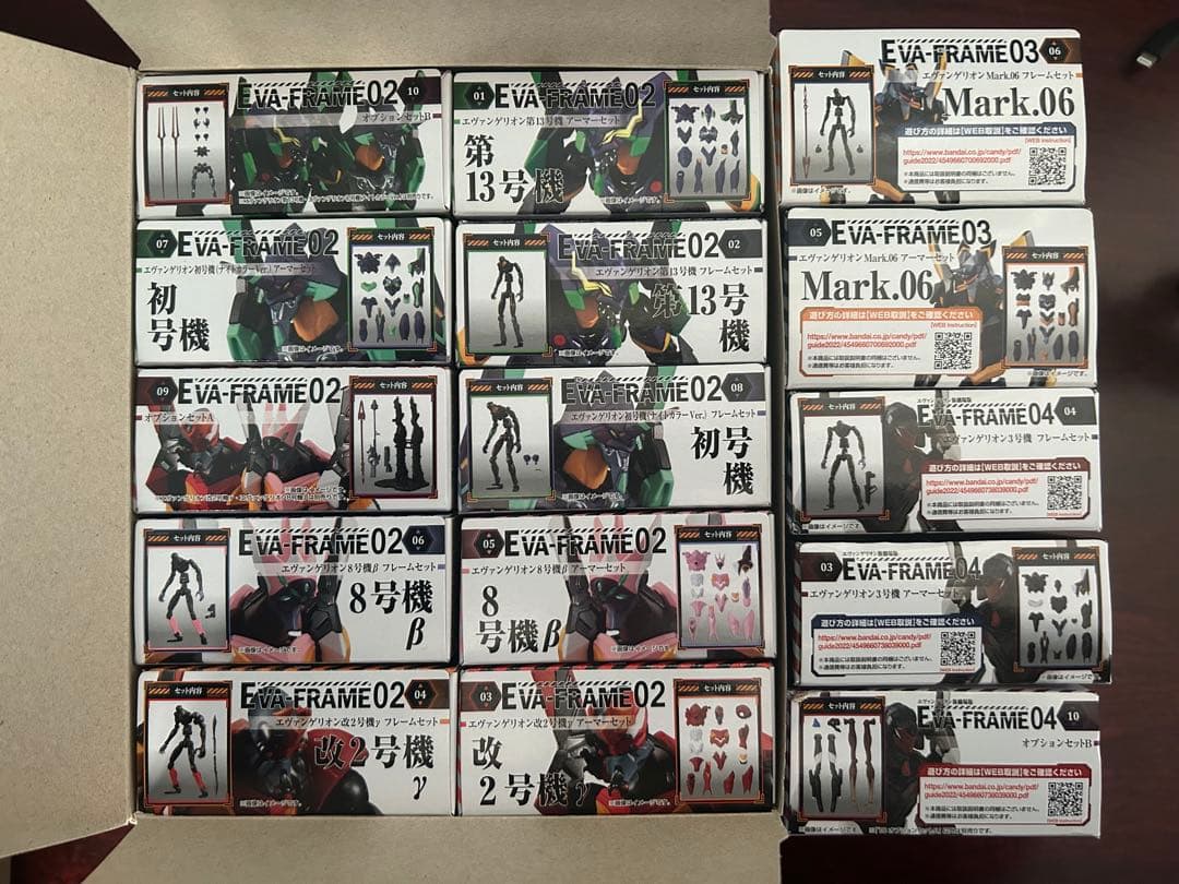 エヴァンゲリオン EVAフレームセット　まとめ売り