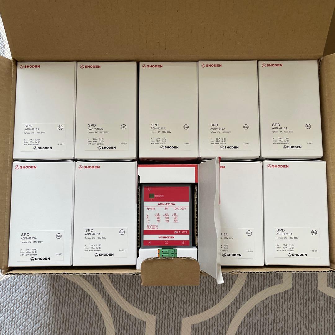 SHODEN AGN-421SA サージ保護装置　10個