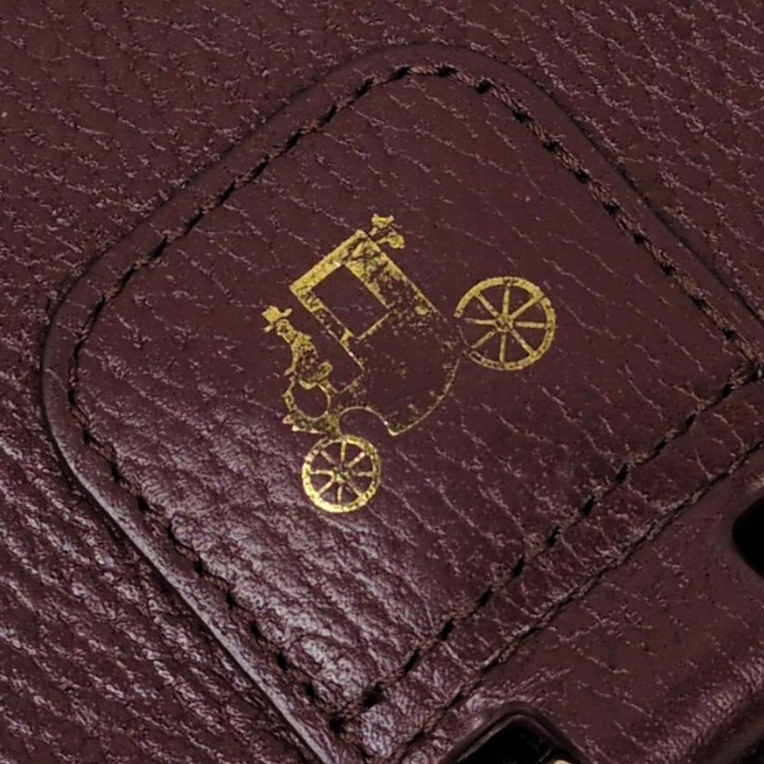 アタオ ロトロ ウォレット 二つ折り財布 バーガンディ