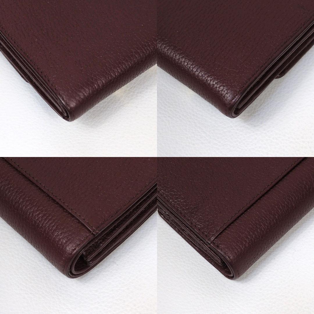 アタオ ロトロ ウォレット 二つ折り財布 バーガンディ