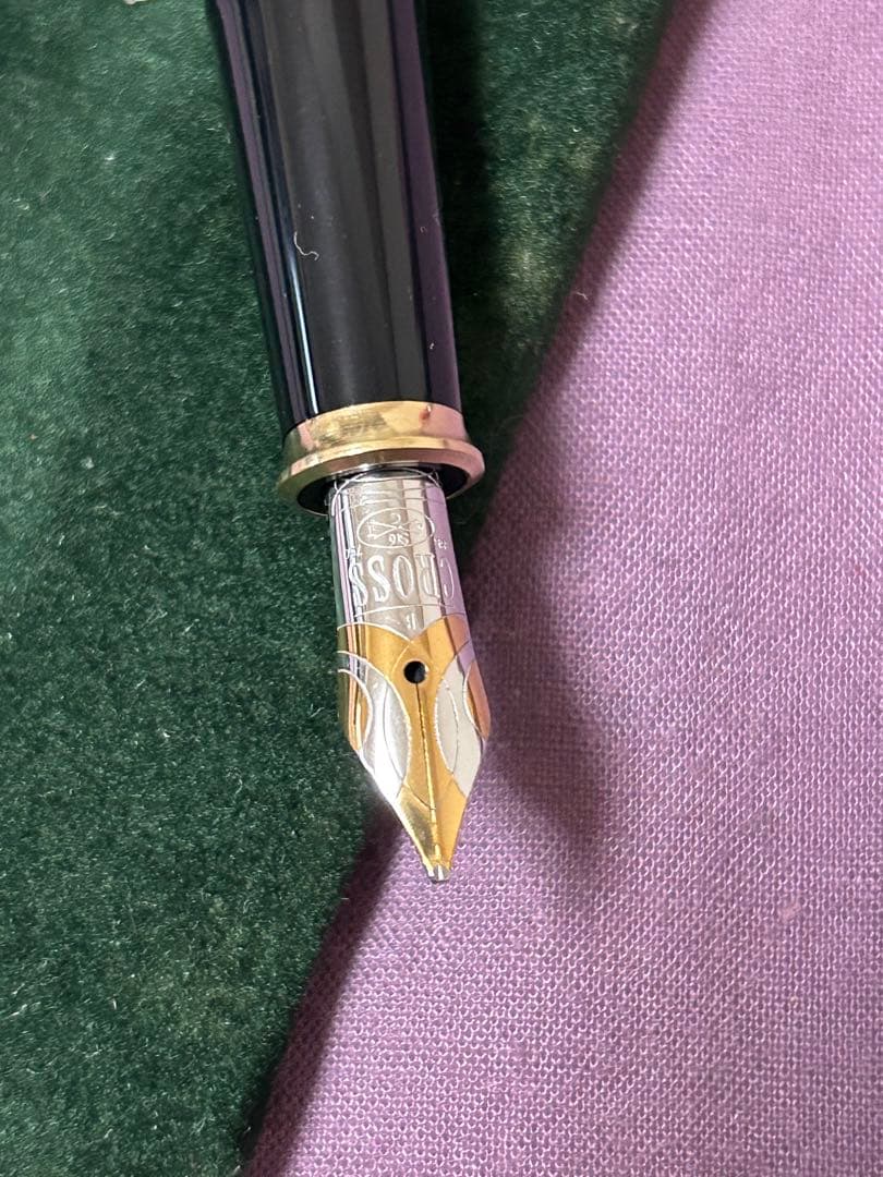 【新品・未使用】CROSS JADE 翡翠万年筆