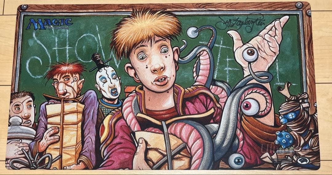 実物提示教育　MTG プレイマット