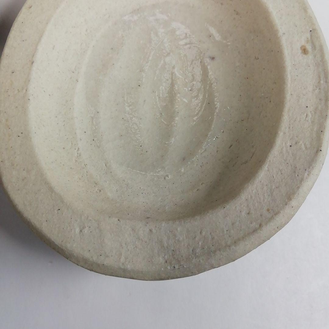 Ｔ８９９　香合　『織部　亀』『松本鉄山 作』　共箱　茶道具