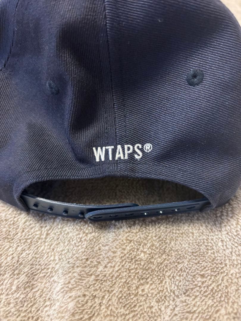 WTAPS キャップ ネイビー スナップバック 191HCDT-HT14