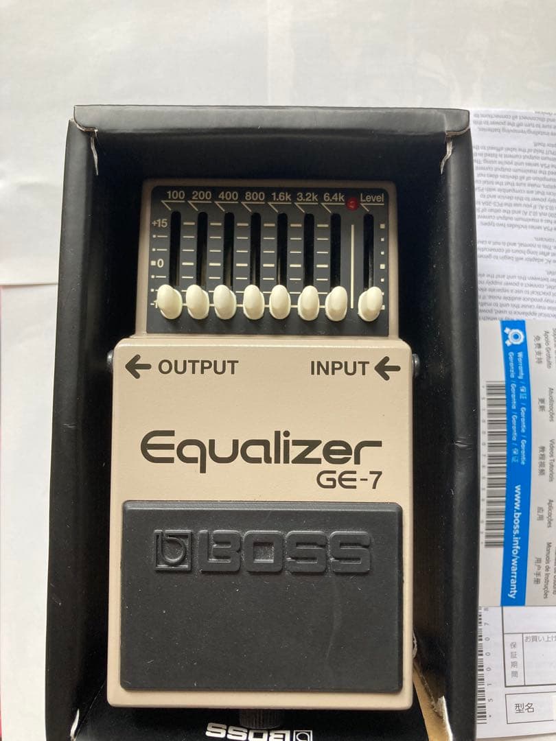BOSS GE-7 イコライザー　付属品有り