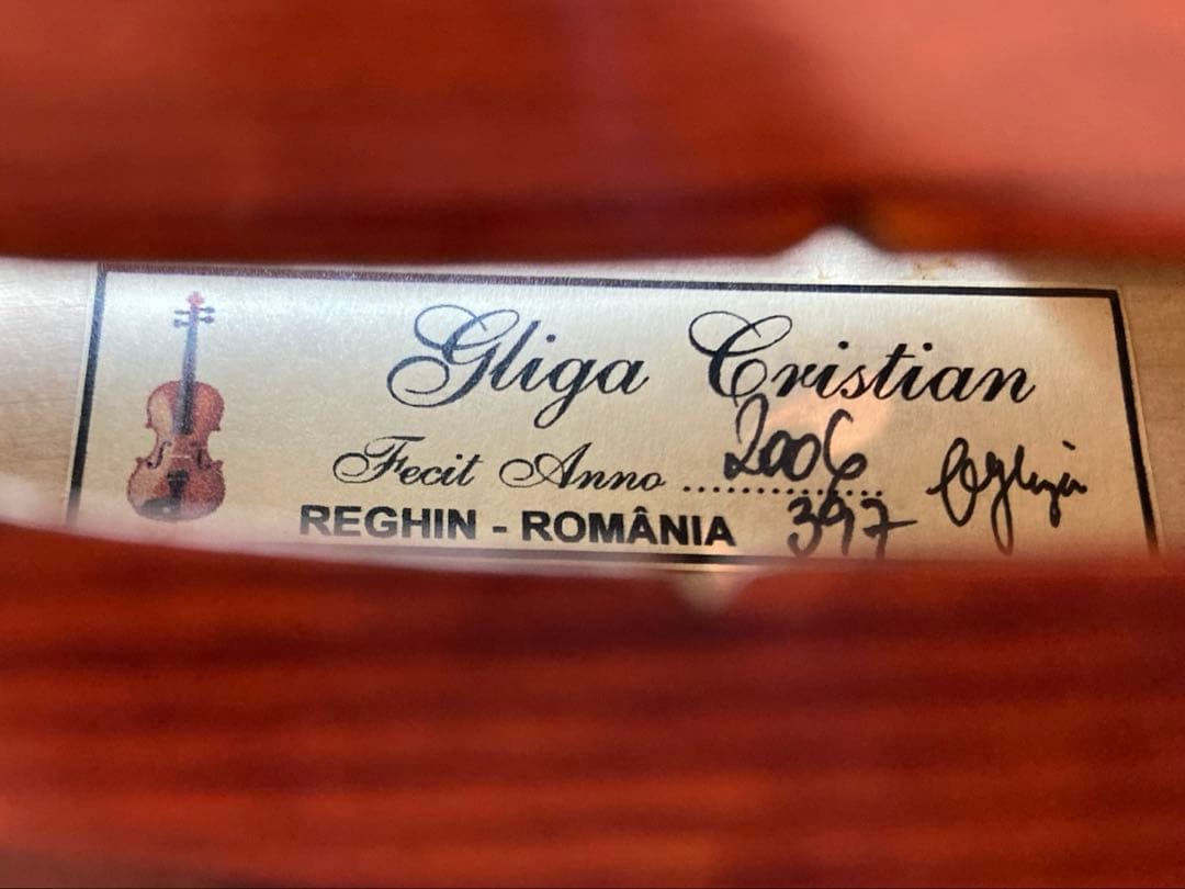 【本体のみ】Gliga Cristian Maestro バイオリン 4/4