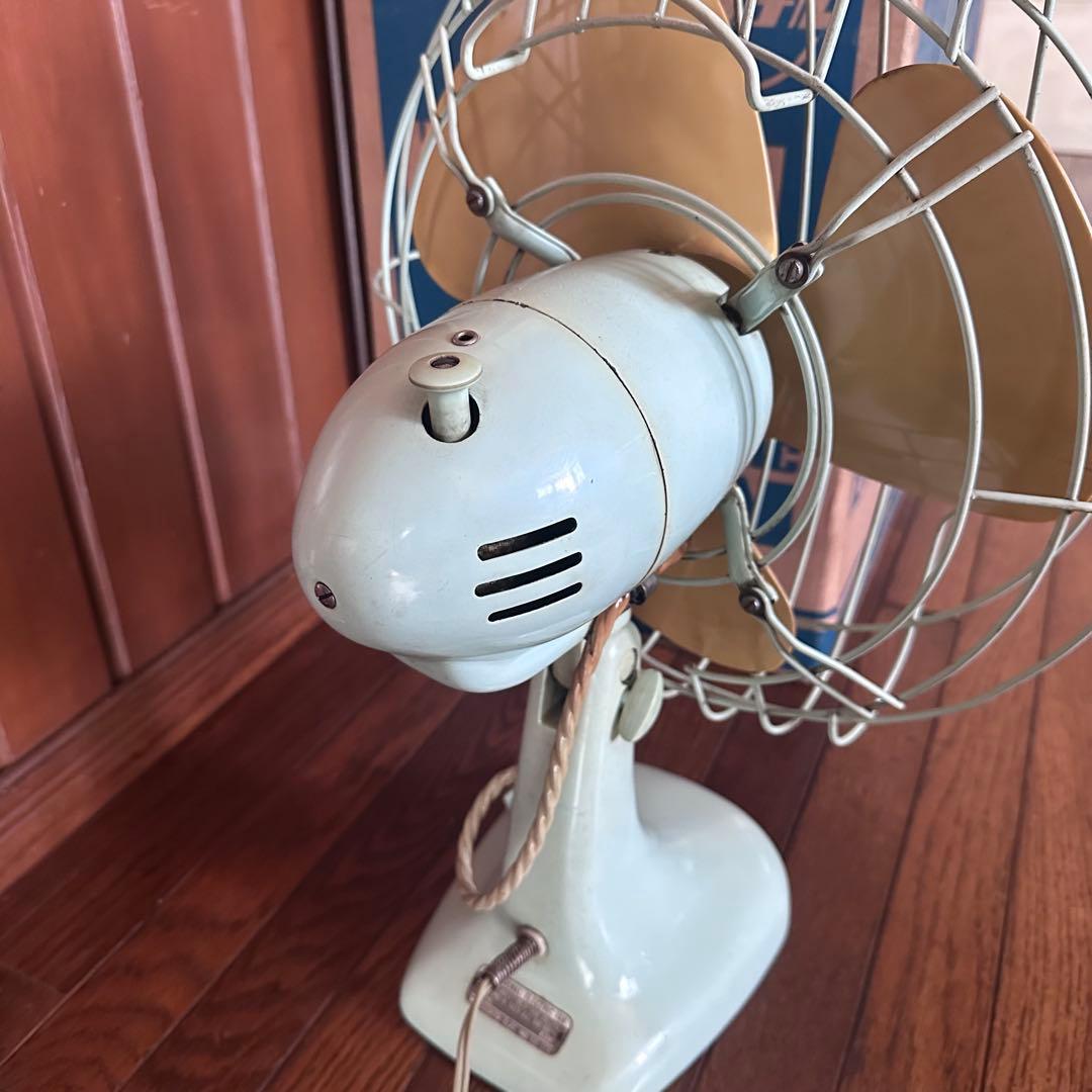 昭和レトロ　扇風機　ナショナル　稼働します　元箱付　ビンテージ