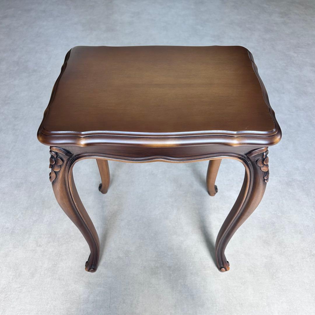 カリモク ドマーニ コンフォートテーブル サイドテーブル 猫足 家具