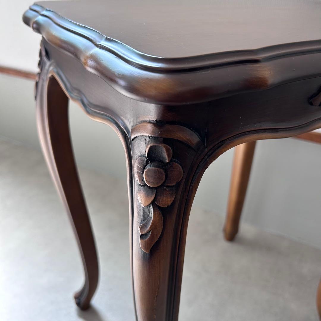 カリモク ドマーニ コンフォートテーブル サイドテーブル 猫足 家具