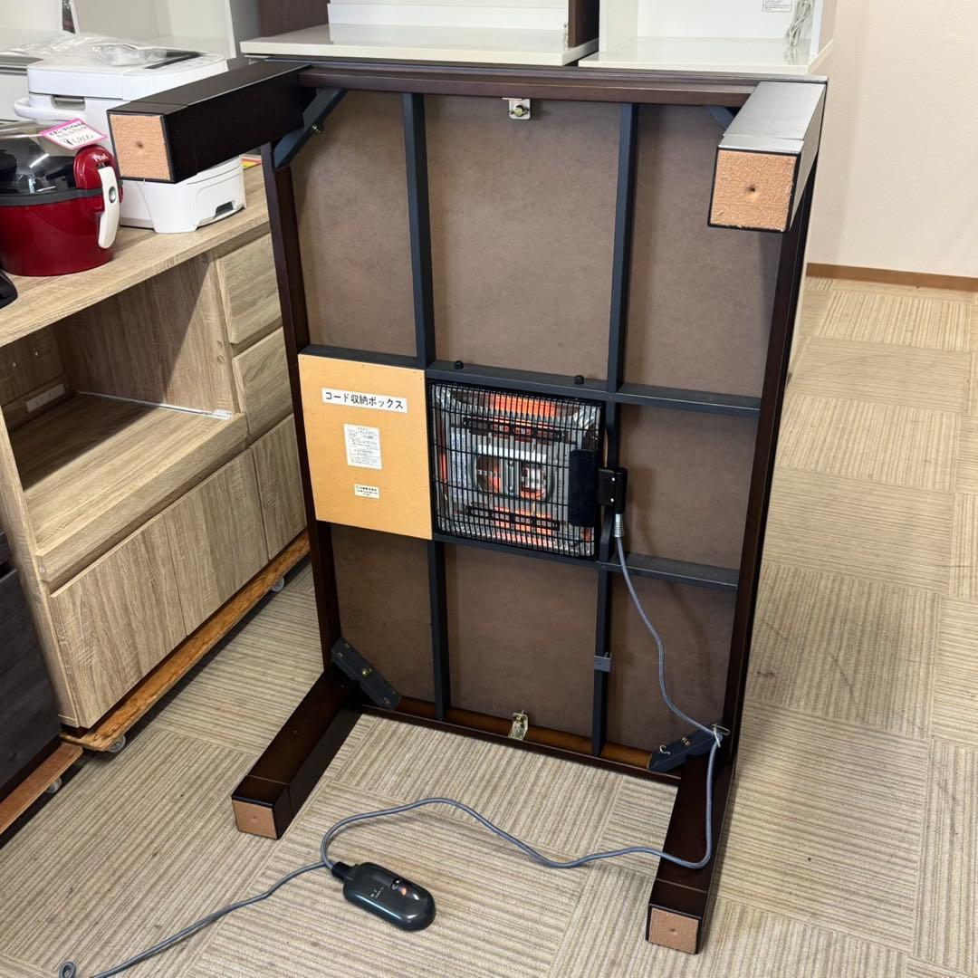 【超美品‼️】高級♪ 120cm幅家具調コタツ リビングこたつ 手元コントローラー