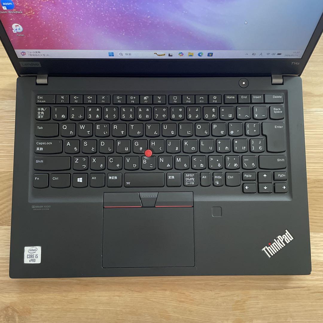 【バッテリー超優良】ThinkPad T14s Gen1 16GB SSD512