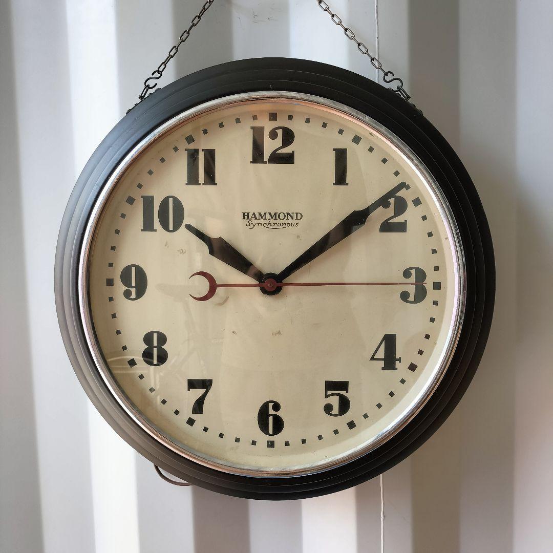 インテリア時計 1930's Hammond Synchronous Wall Clock