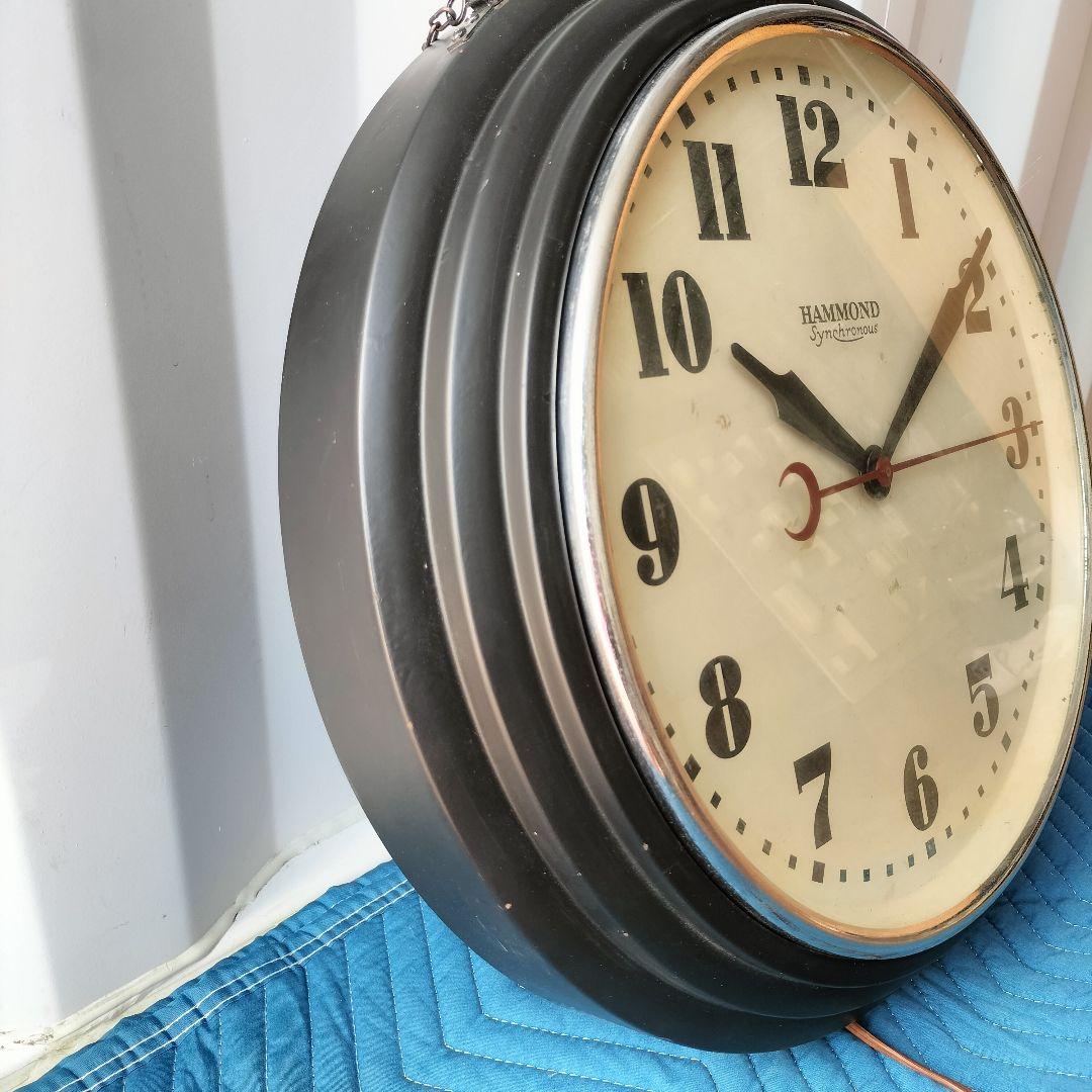 インテリア時計 1930's Hammond Synchronous Wall Clock