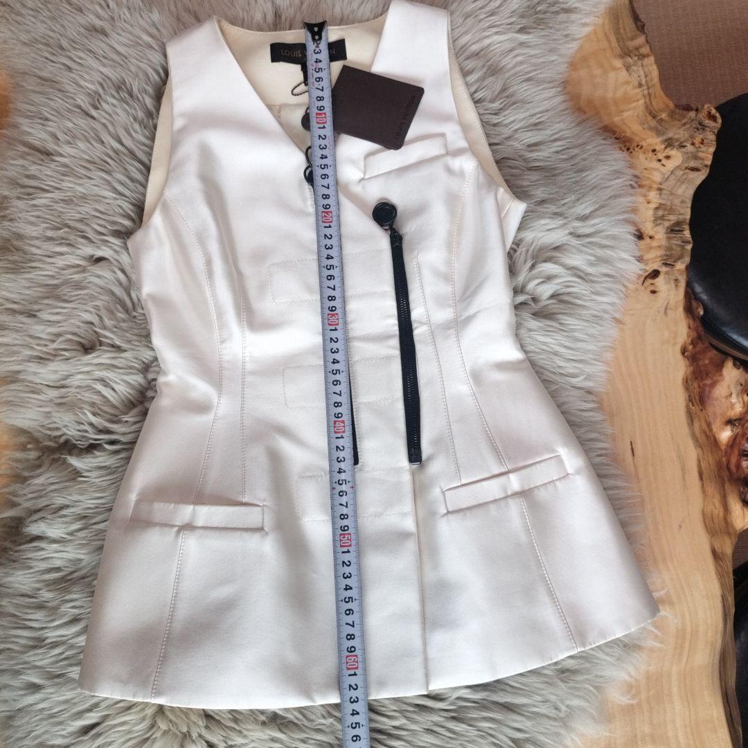 未使用 LOUIS VUITTON 2016 ルイヴィトン シルク ベスト