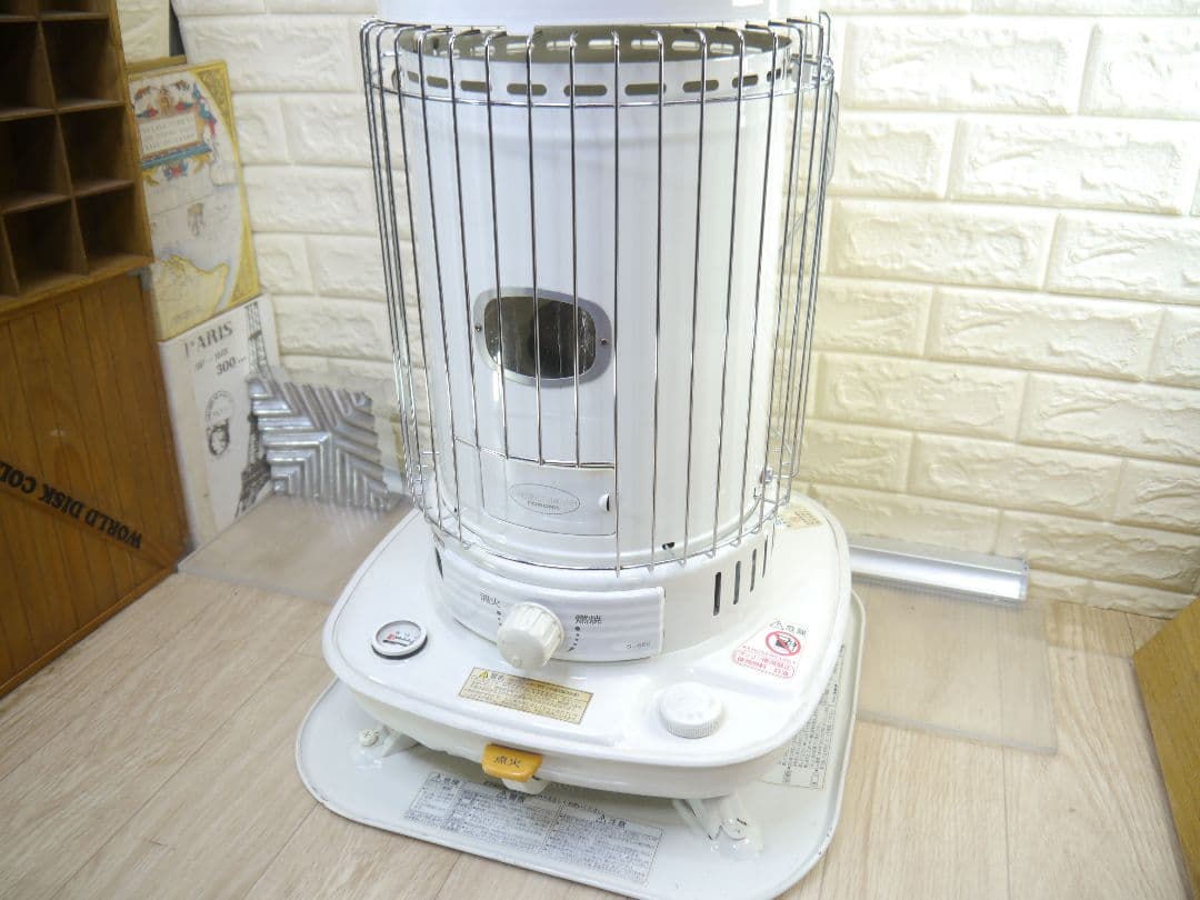 送料無料❤2014年 コロナ/CORONA ホワイト 石油ストーブ 安全ガード