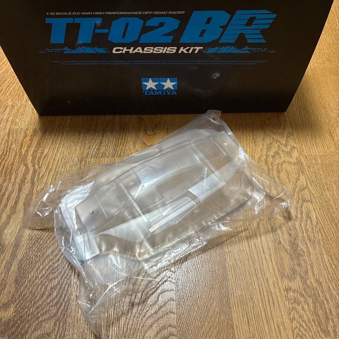 ▫️【未走行】TAMIYA TT-02BR シャーシキット　ボディ付き