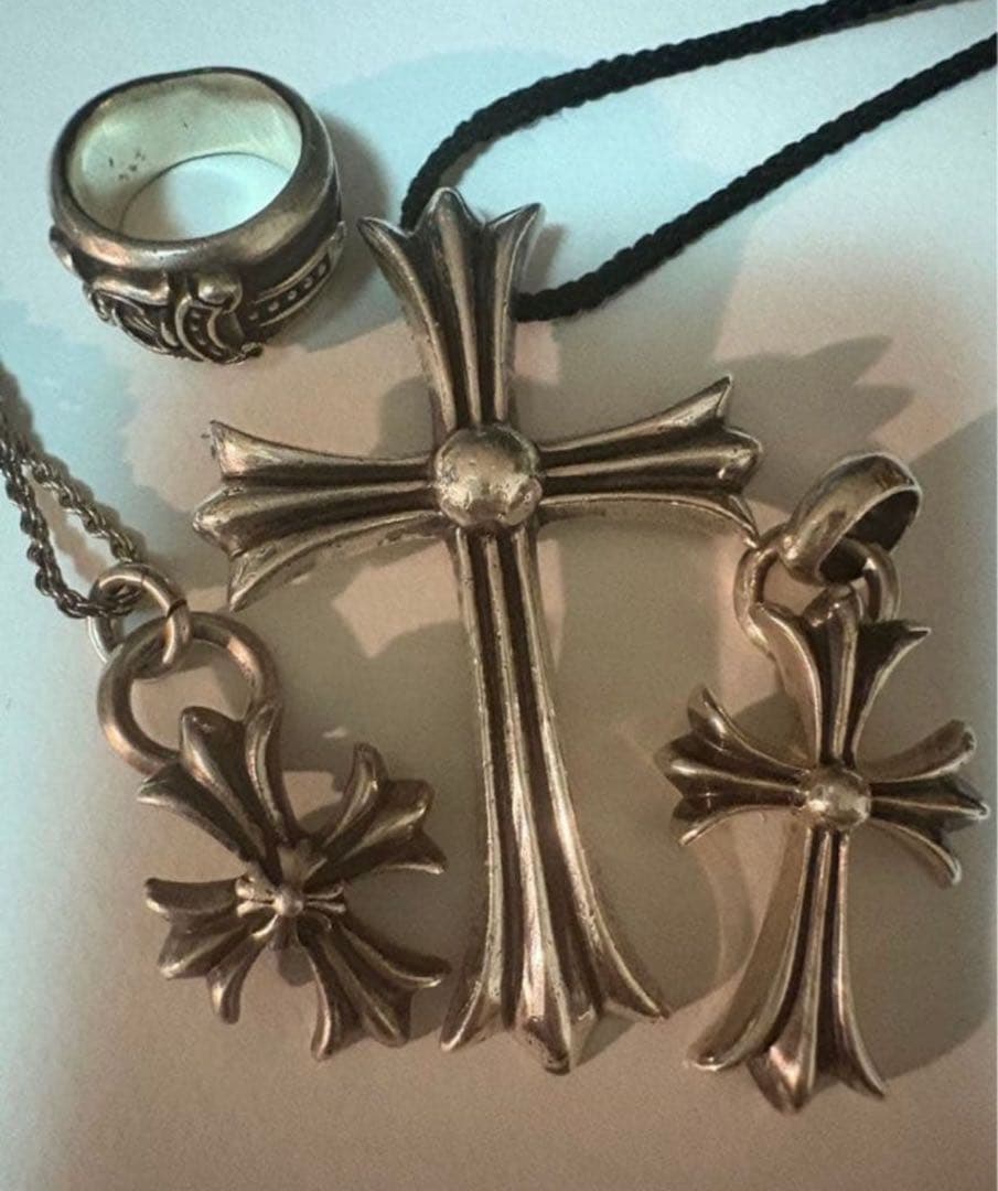 クロムハーツ　指輪　ダガー　リング　16号　ネックレス