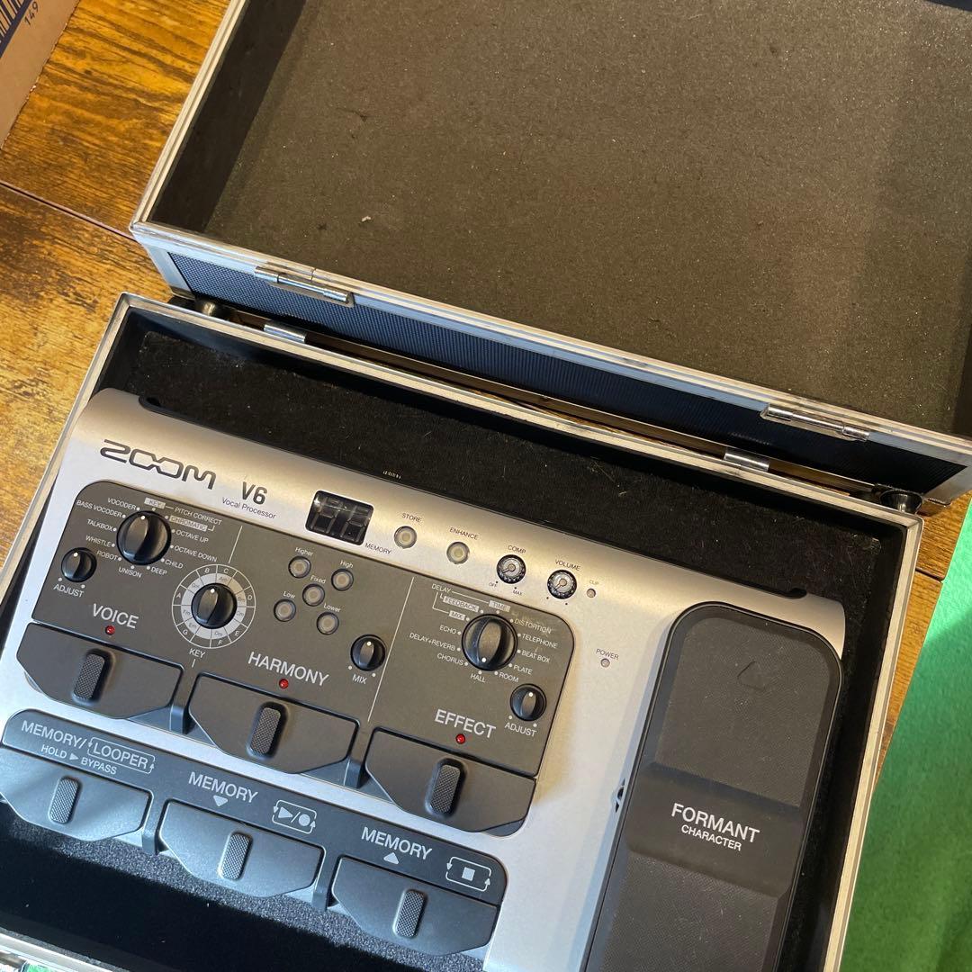 ZOOM V6-SP ボーカルエフェクター ハードケース付き