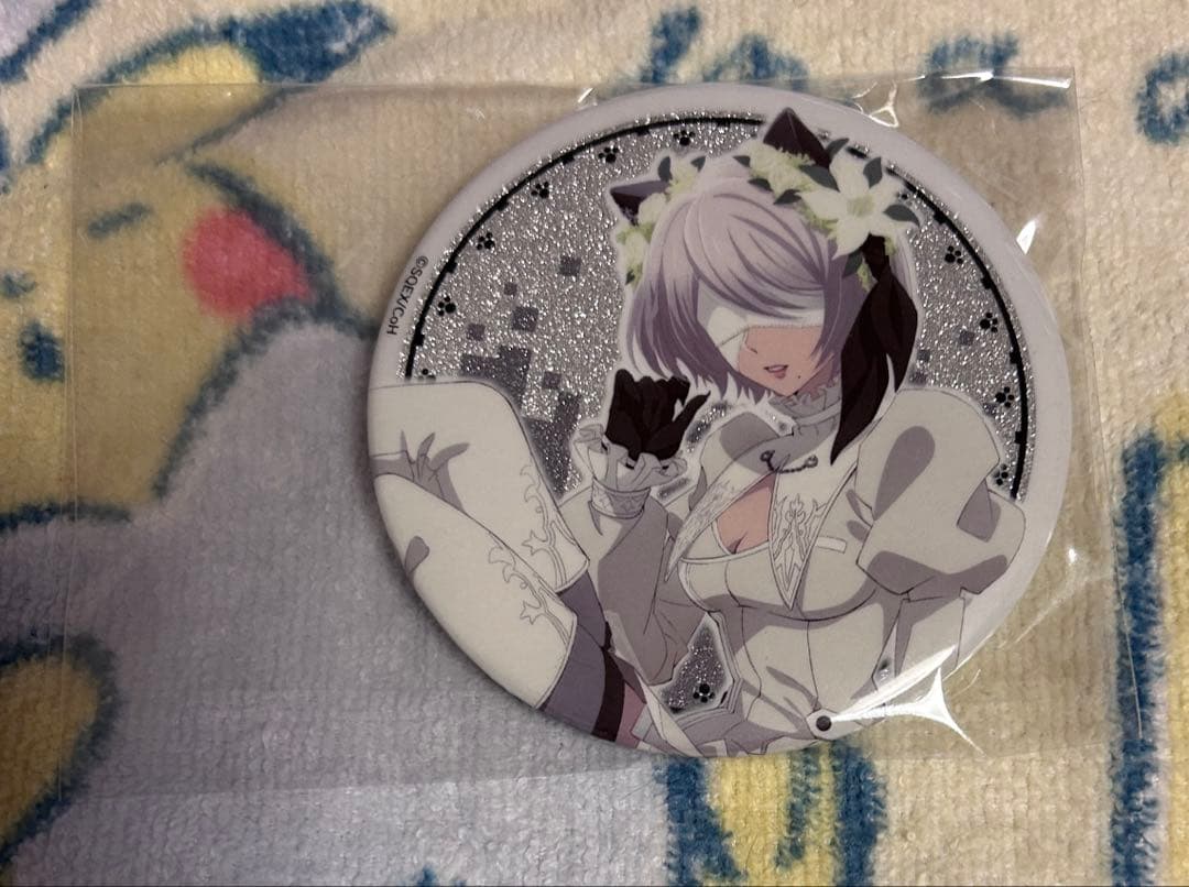 ニーアオートマタ NieR:Automata ナンジャタウン グリッター缶バッジ
