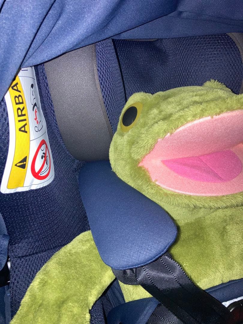 エールベベ⭐️【美品最高位】5iグランス ブルーブランISOFIX