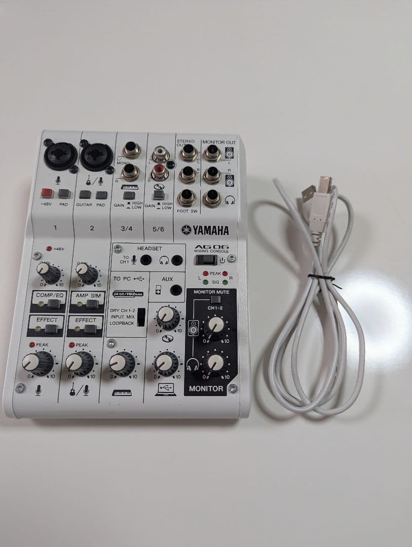 YAMAHA AG06 USBオーディオインターフェイス　16 SF