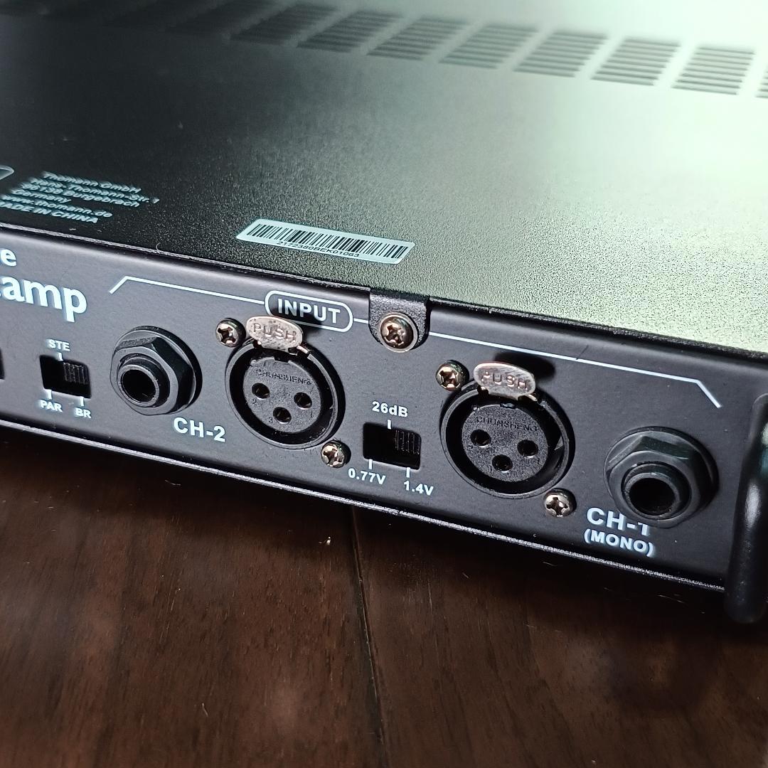 Thomann S-75 MkII パワーアンプ プロケーブル絶賛の音質