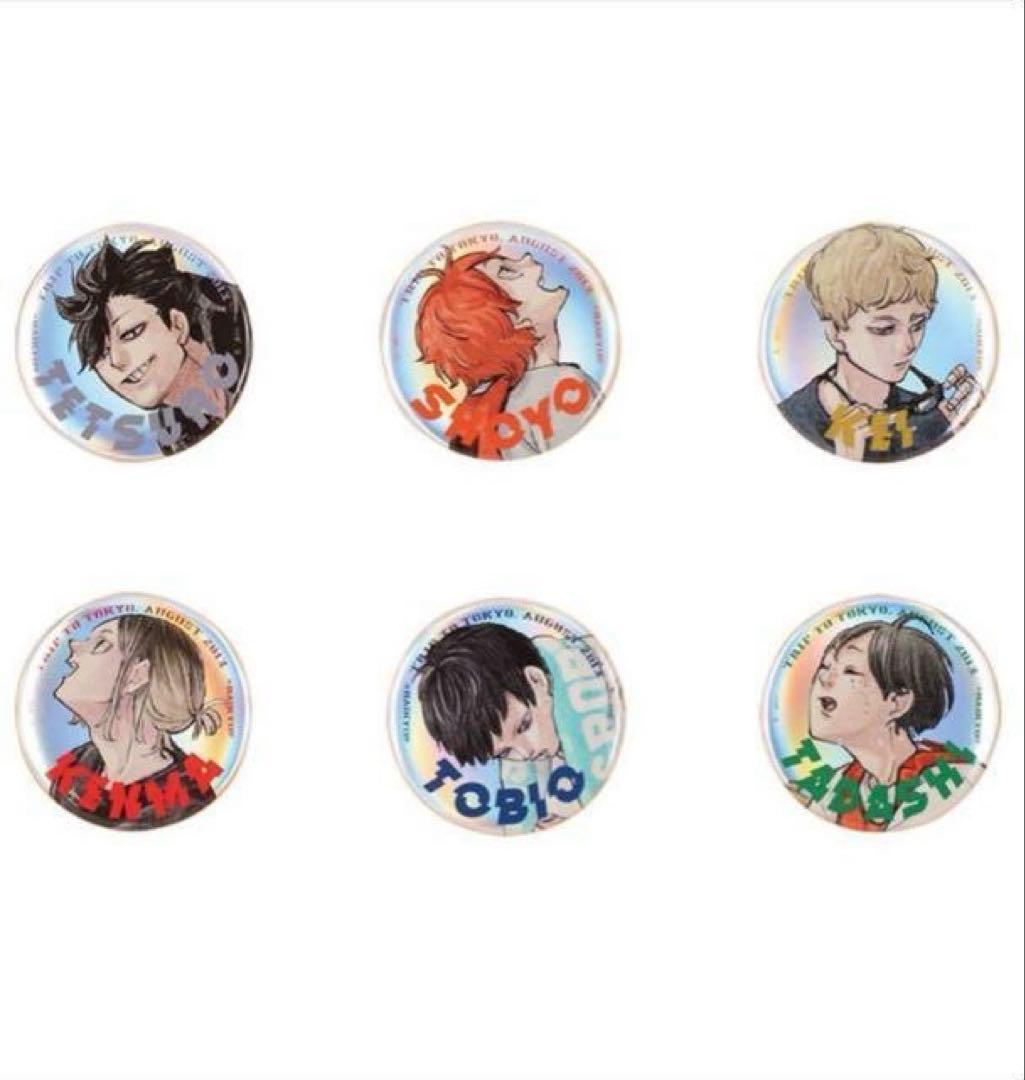 ジャンプGIGA 限定誌上通販 『ハイキュー!!』 缶バッジ6種 15セット