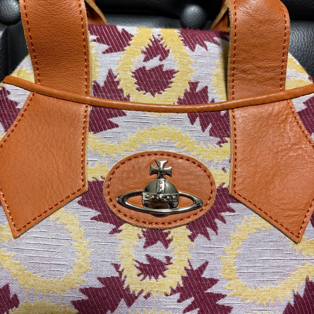 ヴィヴィアンウエストウッド ハンドバッグ ヤスミンバッグ スクイグル柄