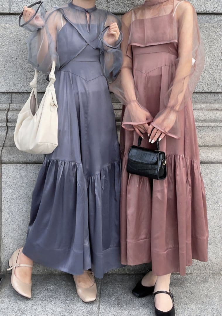 RiLi シアーボレロ ボリュームフレアドレス オケージョンドレス