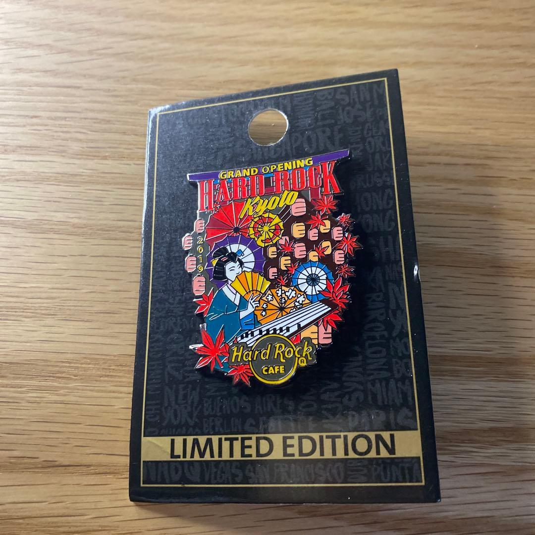 【未使用】ハードロックカフェ　バッチ KYOTO GRAND OPENING
