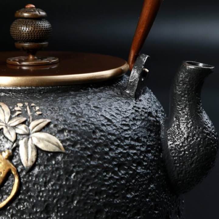 鉄器 急須 伝統工芸 手作り 鉄分補給 鉄瓶　SY-011