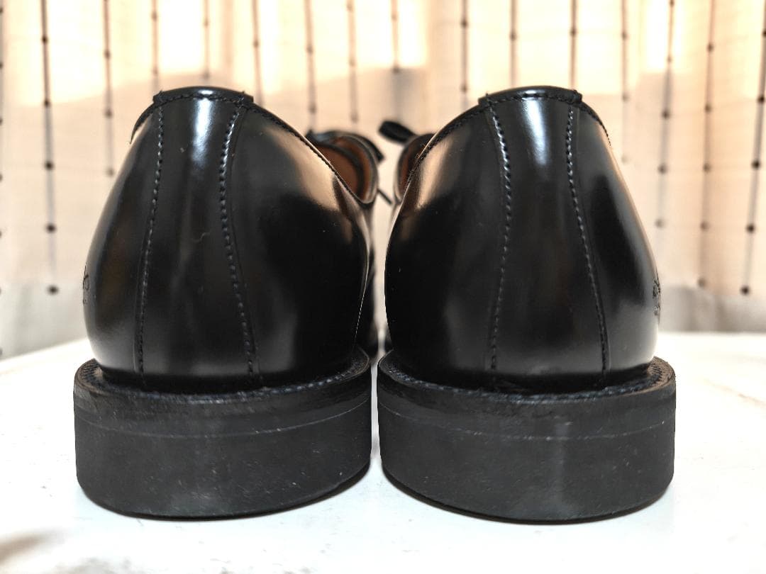 サンダース 1128B ポリッシュドレザー ミリタリー ダービー シューズ 8