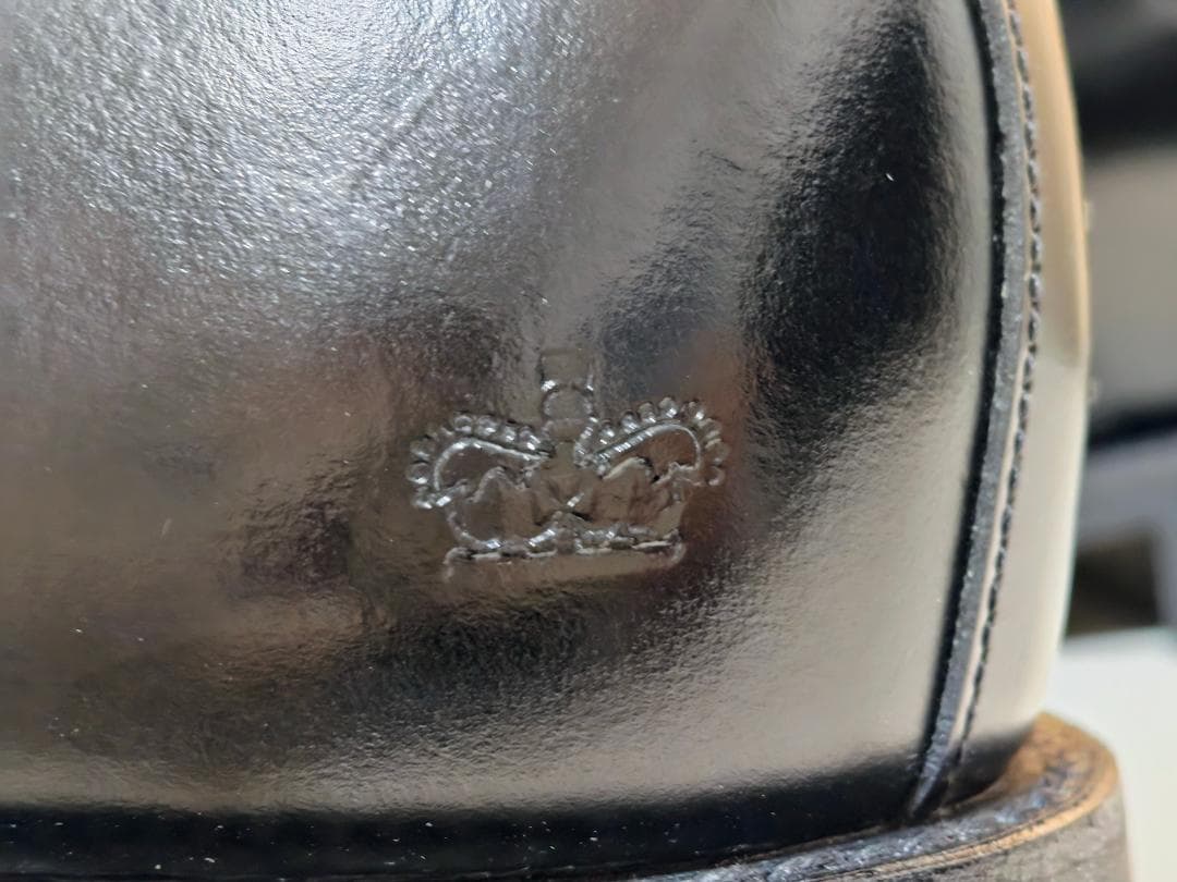 サンダース 1128B ポリッシュドレザー ミリタリー ダービー シューズ 8