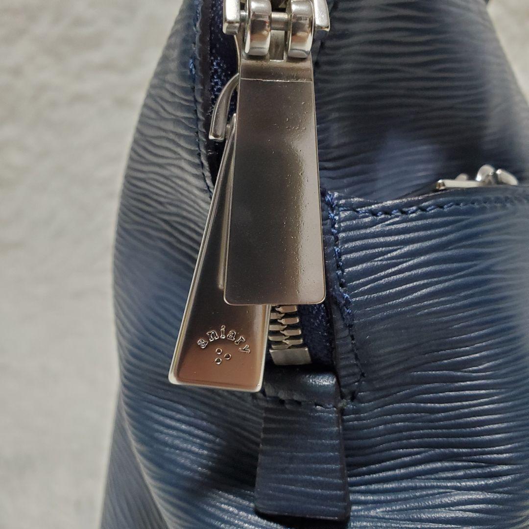 美品✨アニアリ　ビジネスバッグ　ブリーフケース　ネイビー　kaz1113