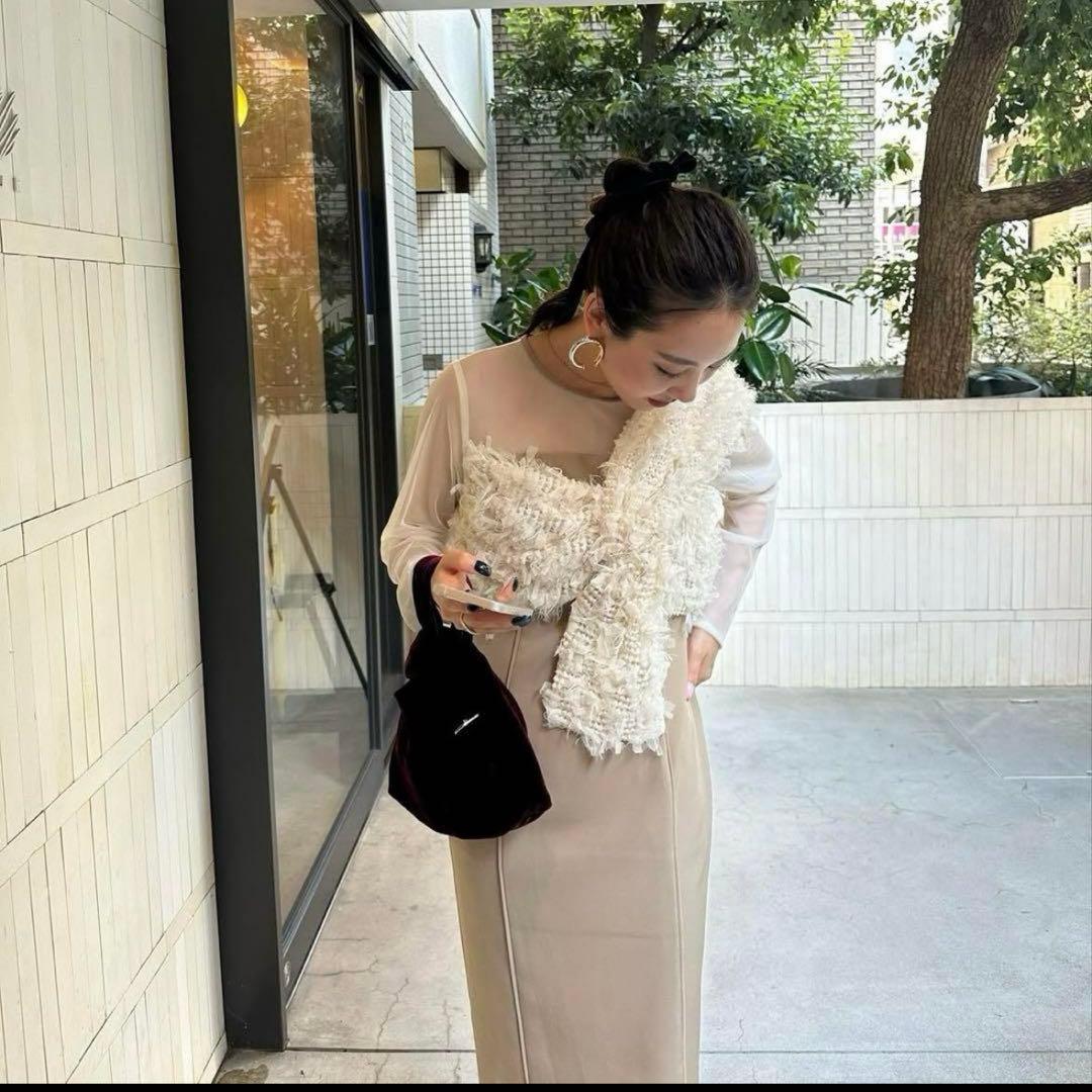 ANDRESD fringe glitterknot dress アンドレスド